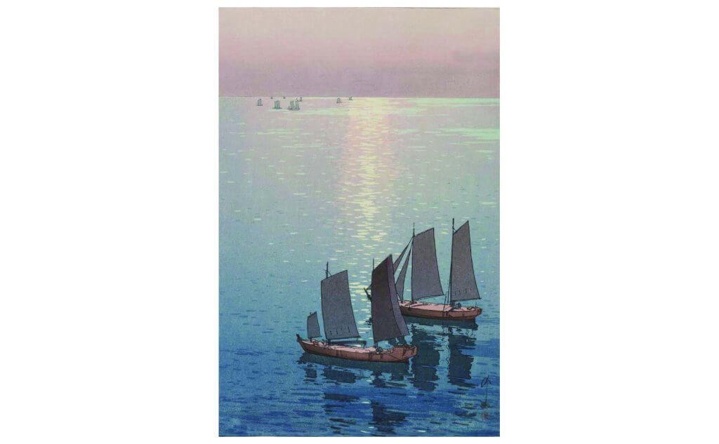 日文翻譯 x 光與海的詩:《光る海 吉田博展》