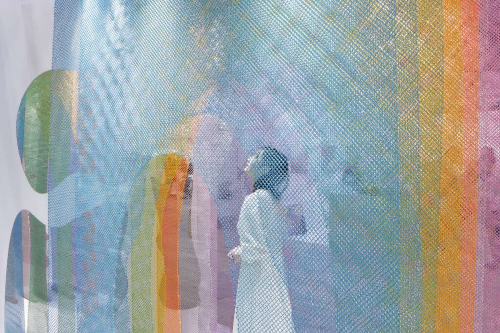 日本 金綱編織半透明茶室